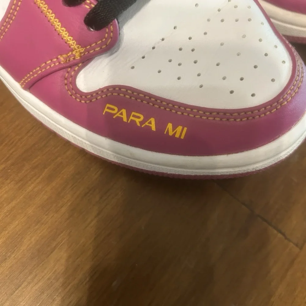 Air Jordan 1 Mid Día de Muertos Women's‎ 8 Fuchsia White Orange 2020 DC0350-100